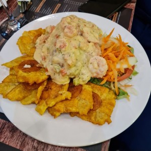 Filete de Corvina Rellena de Camarones