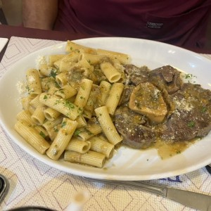 Segundos Platos - Ossobuco con Pasta