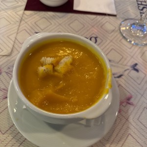 Crema de zapallo 