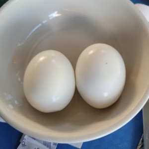 huevos hervido 