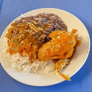 Poroto arroz pollo