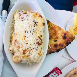 Lasagna Pollo y Tocino