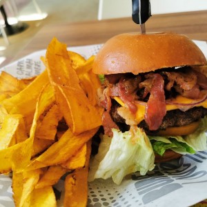 Top Burgers - American Cheese Bacon