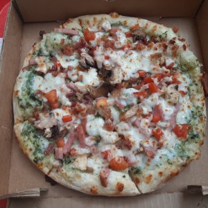 Alfredo's delight pizza