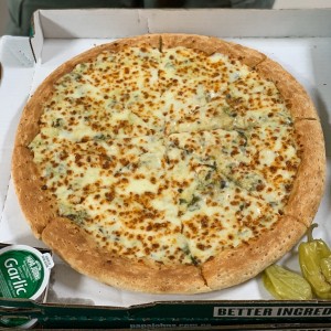 pizza Espinaca Alfredo