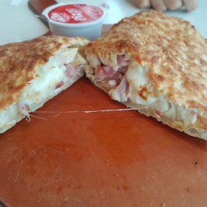 chicken cordon bleu calzone