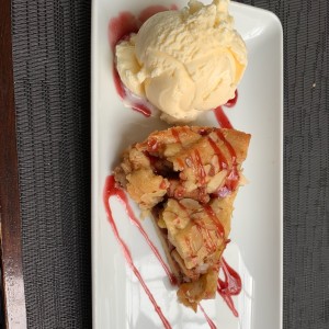 Strudel de Manzana con Helado Vainilla