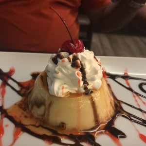 Flan de la casa