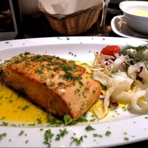 salmon en mantequila 