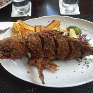 Pargo frito