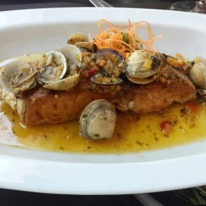 Corvina al Jerez de Tio Pepe