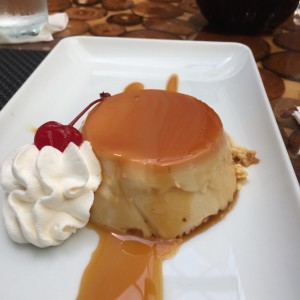 Flan de la casa