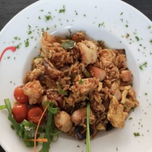 Arroz chaufa mixto