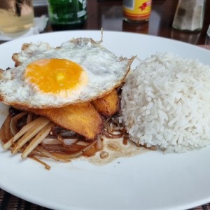 Filete de res a la cubana