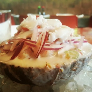 Ceviche al coco 