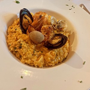 Arroz meloso con mariscos 