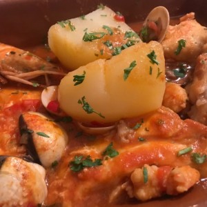 cazuela de mariscos 