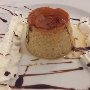 Flan de la casa