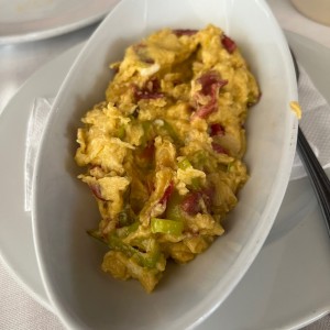 Huevos con esparragos 