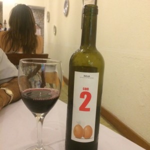 Vino de la casa