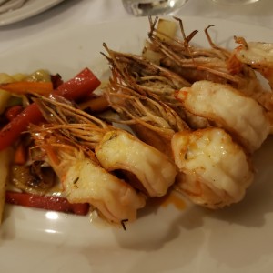 Langostinos a la plancha 