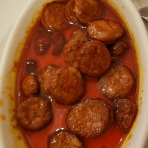 Chorizos a la Sidra