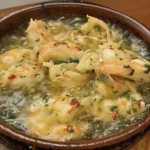 Gambas al Ajillo o Enchiladas