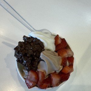 Frozen Yogurt con Toppings