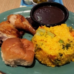 pollo asado combo