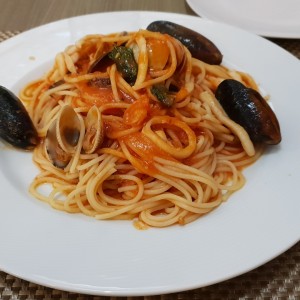 Spaghetti frutos del mar