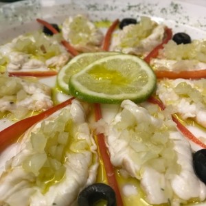 ceviche vasco de camarones