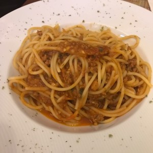 spaguetti a la Bolognesa