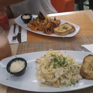 PASTAS - Alfredo con pollo