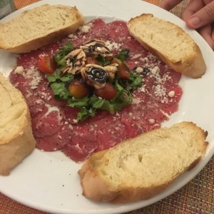 Entradas - Carpaccio de lomito