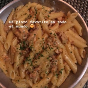 Penne con Salmon y Zuchinni (lo pedi sin zuchinni)