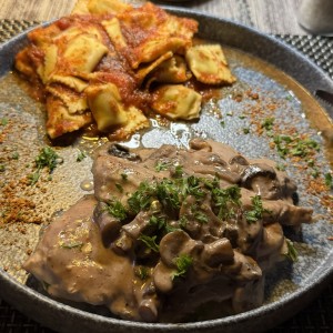 Pollo al funghi