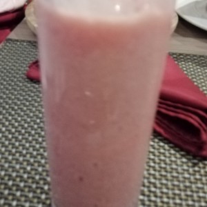 Licuado de sandia en leche