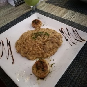 risotto de hongos