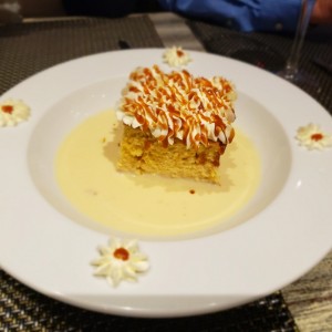 Pastel de tres leches con baileys