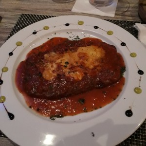 Bistec a la parmigiana