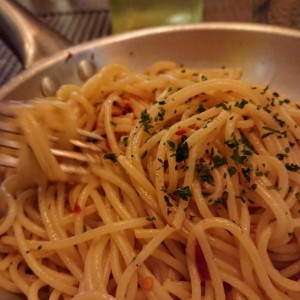 spaghetti aglio olio