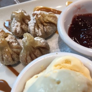 Dumplings dulces de postre