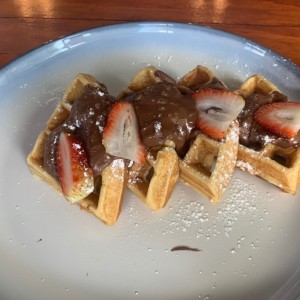 Brunch - Nutella Waffles