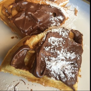 Waffles de Nutella