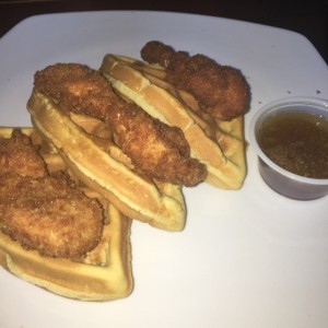 chicken and waffles