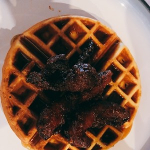 chicken and waffles