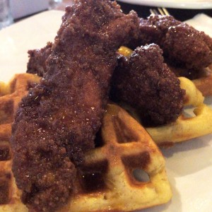 Chicken and waffles