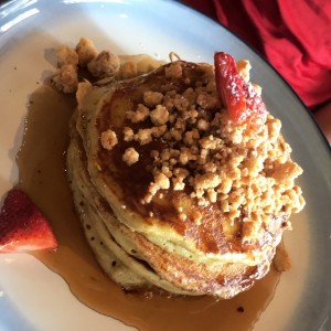 Pancakes de Crumble