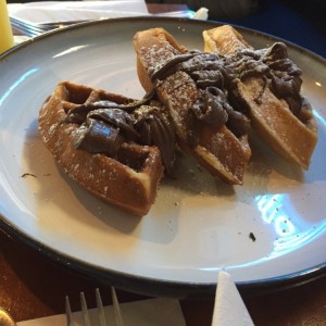 Brunch - Waffles con Nutella