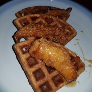 Chicken and waffles